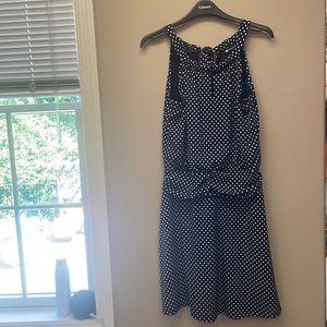 Navy Polka•dot dress 8
